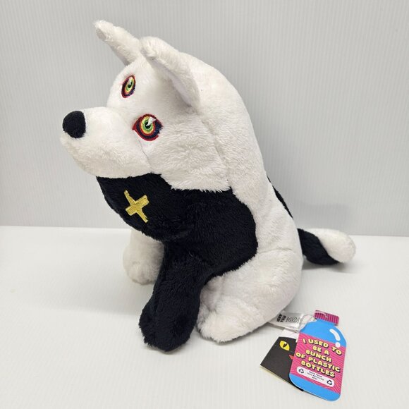 MEOW WOLF Cat Wolf Twisted Multiverse Plush Black White Stuffed Toy With Tags - Picture 4 of 5